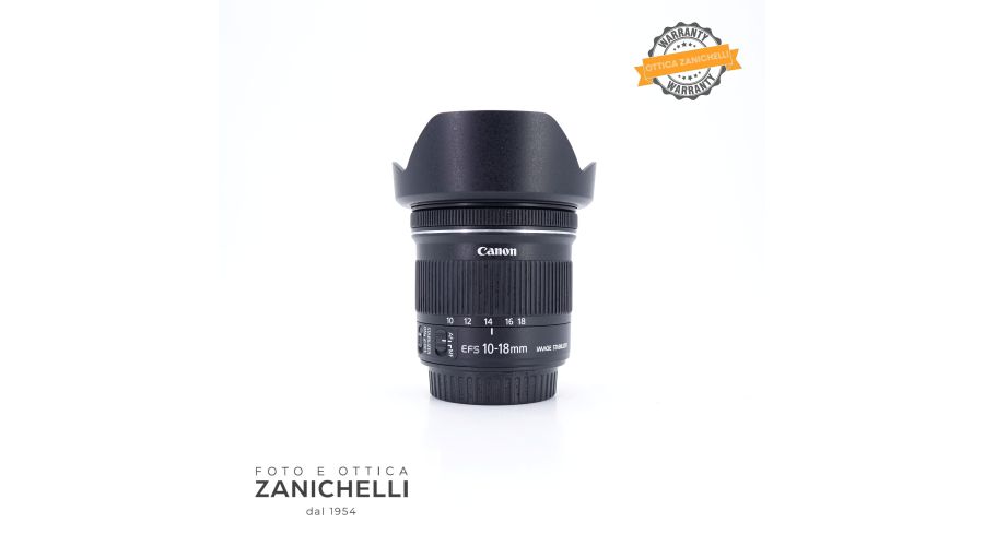 Canon ef-s 10-18mm f/4.5-5.6 IS STM Usato 