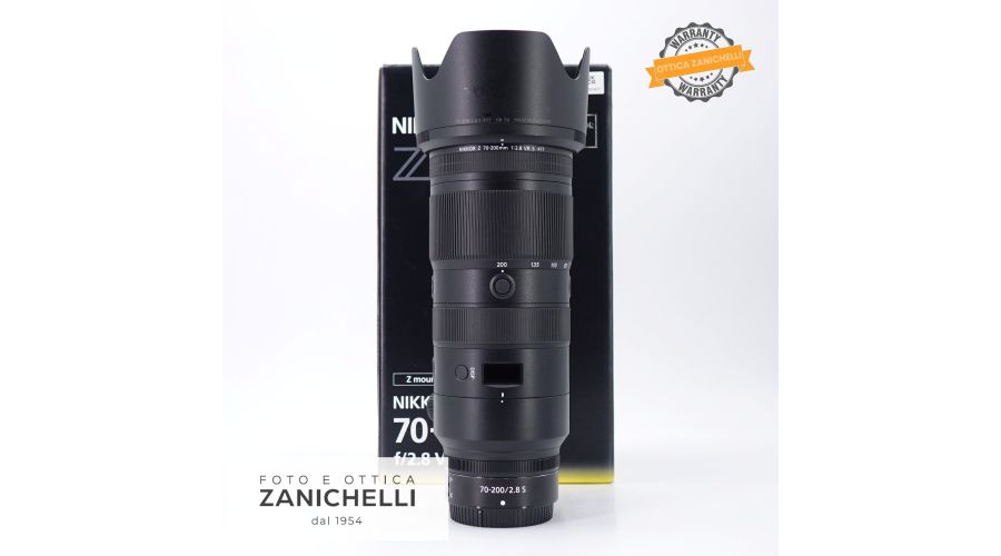 Nikon Z 70-200mm f2.8 VR S Nital Usato 