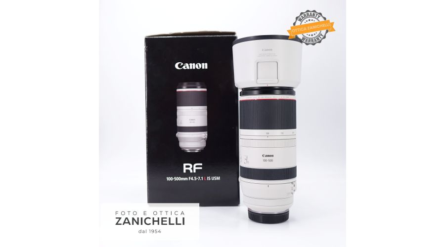 Canon RF 100-500mm F/4.5-7.1 L IS USM Usato 
