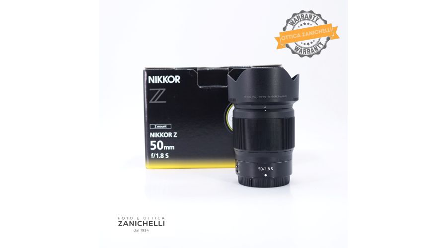 Nikon Nikkor Z 50mm f/1.8 S NITAL Usato 