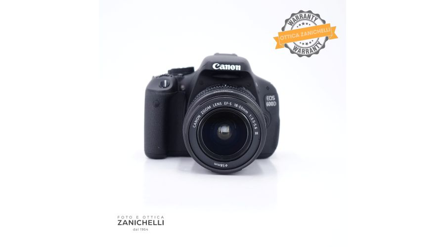 Canon EOS 600D + 18-55mm III 1920 Scatti Usato 