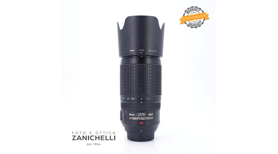 Nikon AF-S 70-300mm f/4.5-5.6 G ED VR Usato 