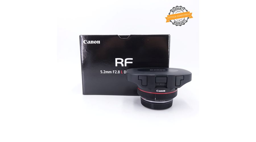 Canon RF 5.2mm F2.8 L dual fisheye Usato 