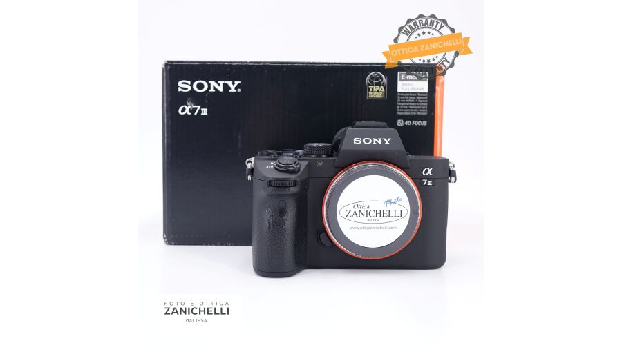 Sony A7 III Body 120 Scatti Usato 