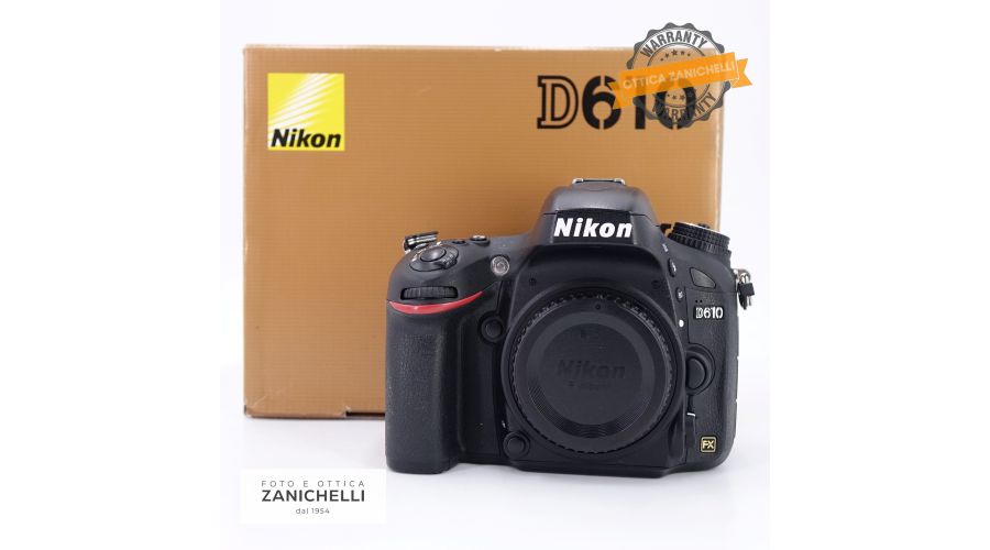 Nikon D610 Body 11200 Scatti Usato 