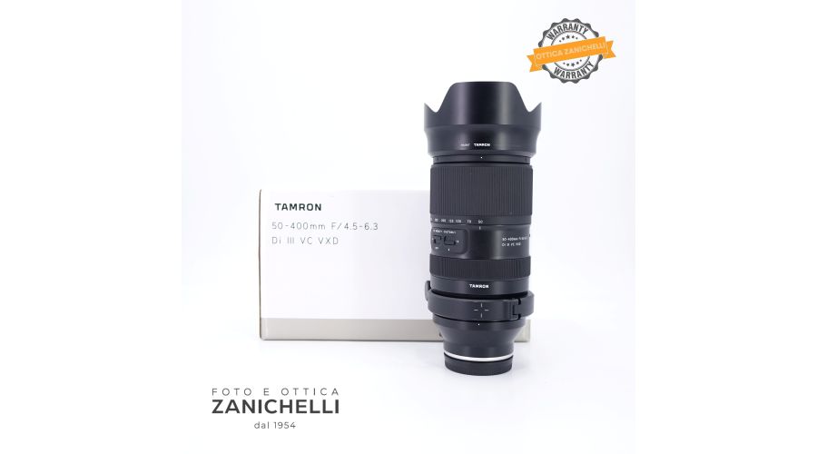 Tamron 50-400mm F/4.5-6.3 Di III VC VXD 