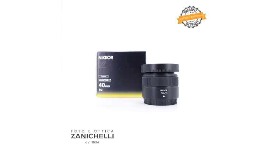 Nikon Nikkor Z 40mm f/2 NITAL Usato 