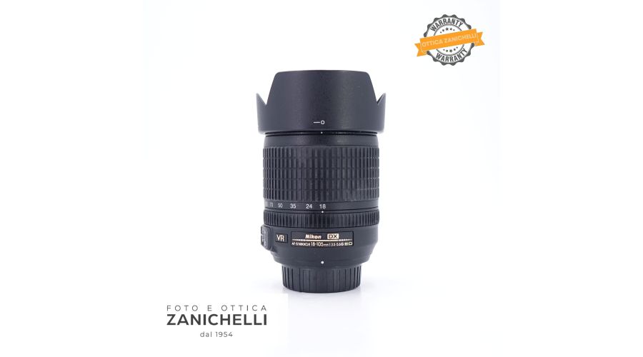 Nikon AF-S 18-105mm f/3.5-5.6 G ED VR Usato 