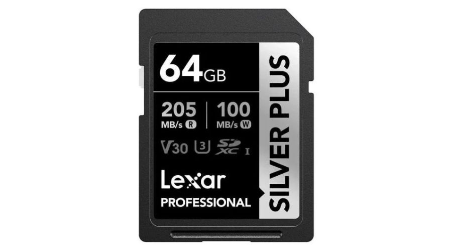 Lexar Professional SILVER PLUS SDXC UHS-I V30 64GB