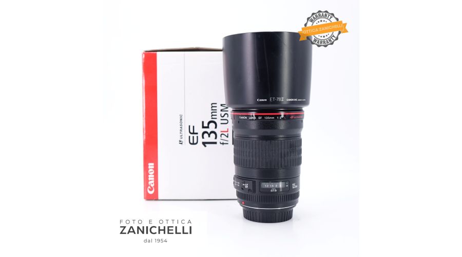 Canon EF 135mm f/2 L Usato 