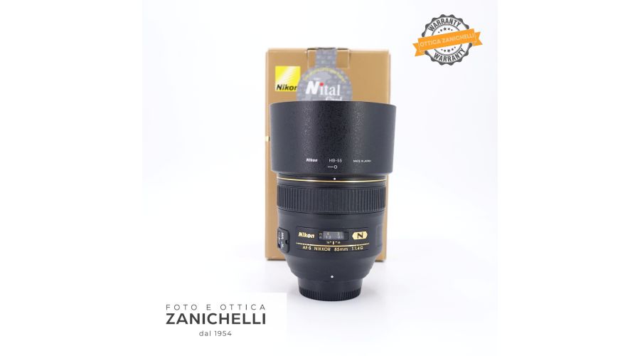 Nikon AF-S 85mm f/1.4 G Usato 