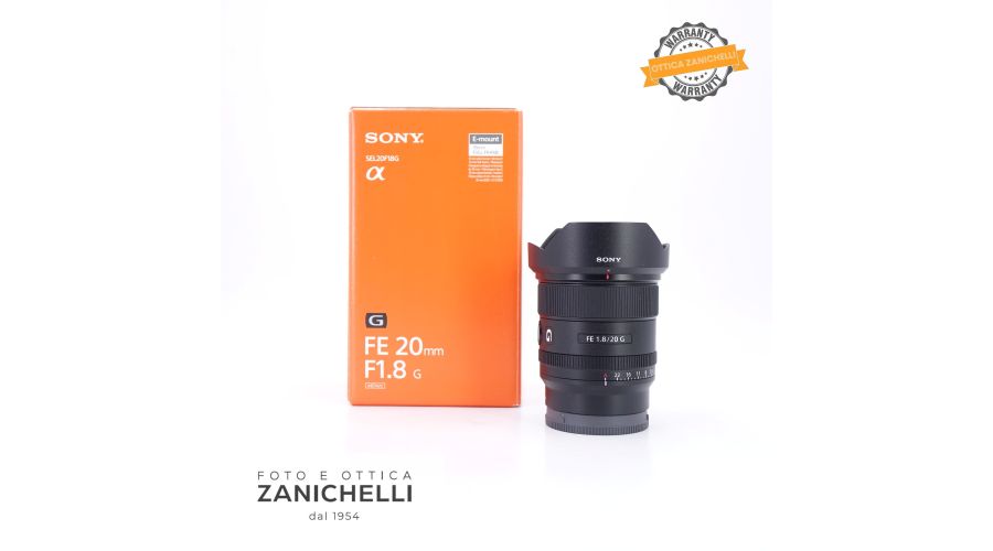 Sony FE 20mm f/1.8 G Usato 