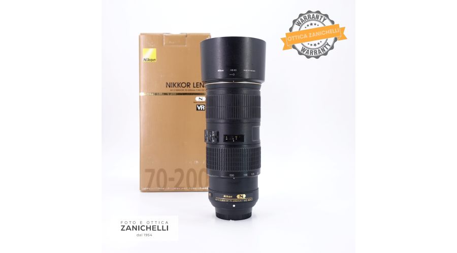 Nikon AF-S 70-200mm f/4 G ED VR Usato 