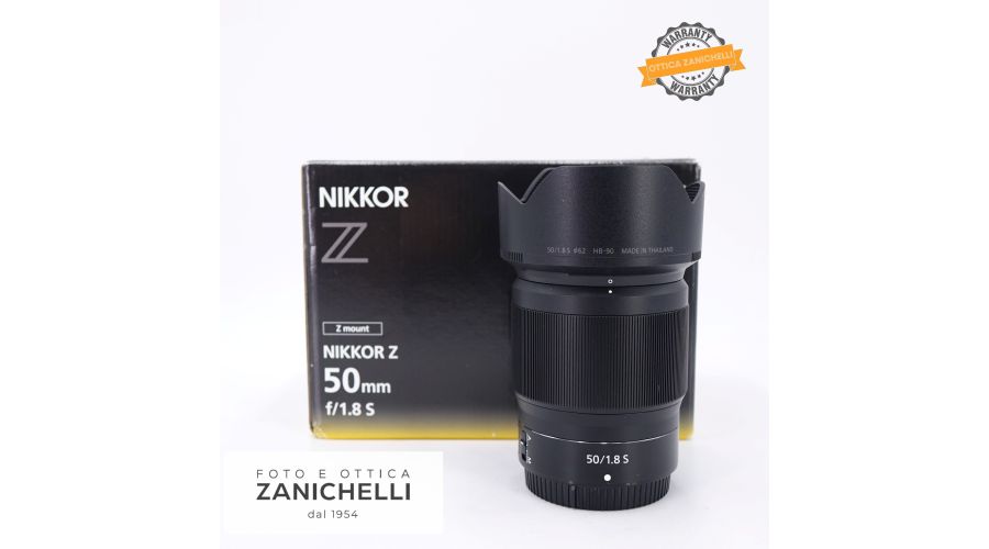 Nikon Nikkor Z 50mm f/1.8 S Usato 