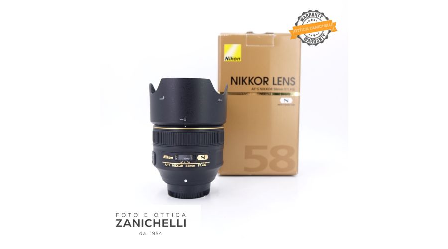 Nikon AF-S 58mm f/1.4 G Usato 