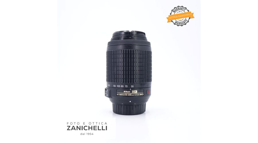 Nikon AF-S Nikkor 55-200mm f/4-5.6 G ED VR Usato 
