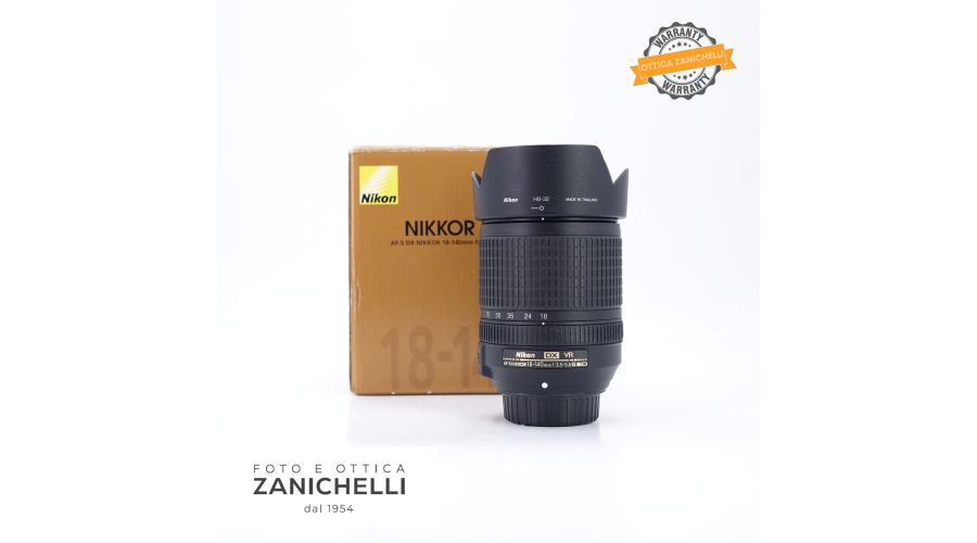Nikon AF-S 18-140mm f/3.5-5.6 G ED VR Usato 