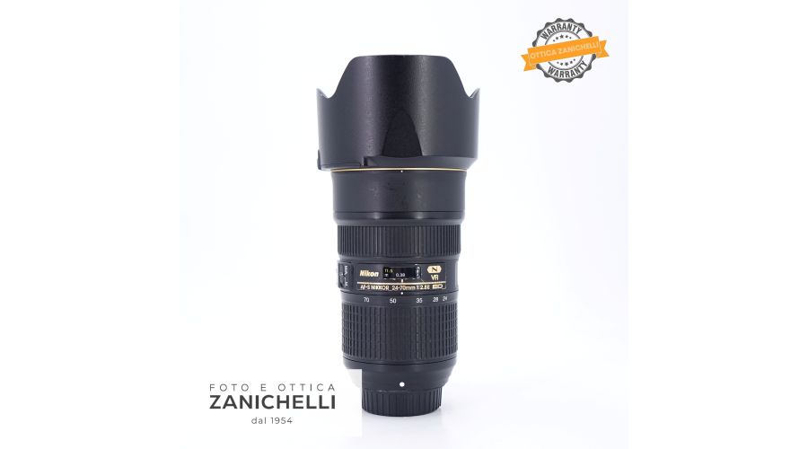 Nikon AF-S 24-70mm f/2.8 E ED VR Usato 
