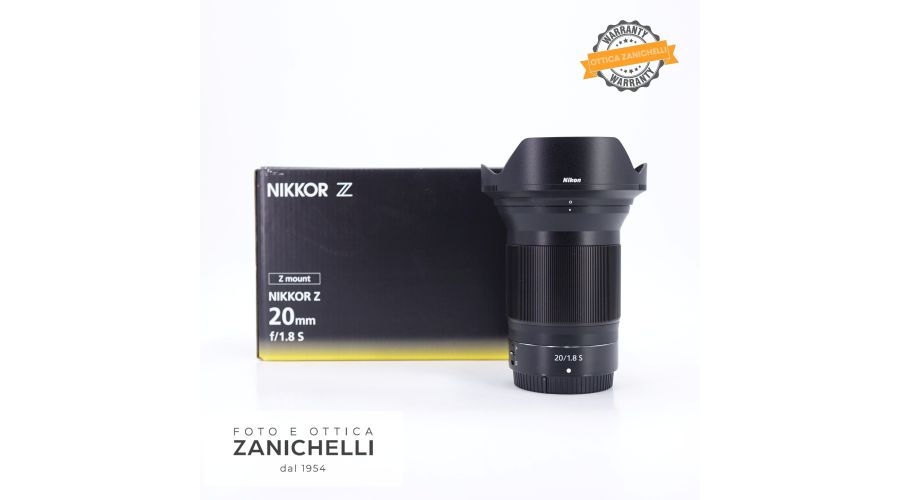 Nikon Nikkor Z 20mm f/1.8 S Usato 