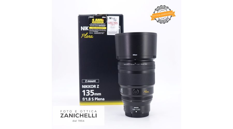 Nikon Z 135mm f/1.8 S Plena Nital Usato 