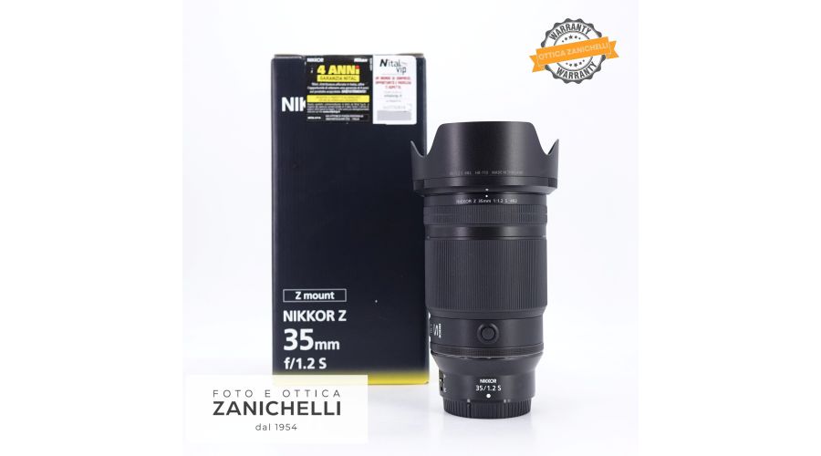 Nikon Z 35mm f1.2 S Nital Usato 