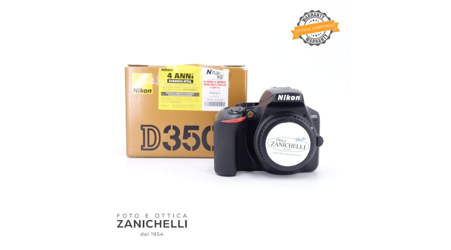 Nikon D3500 Body 8417 Scatti Usato Nital 