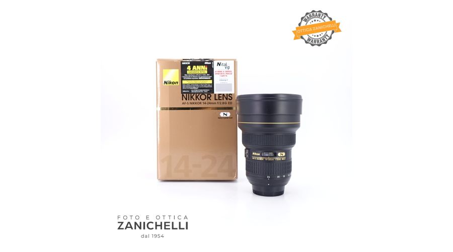 Nikon AF-S Nikkor 14-24mm f/2.8G ED Nital Usato 