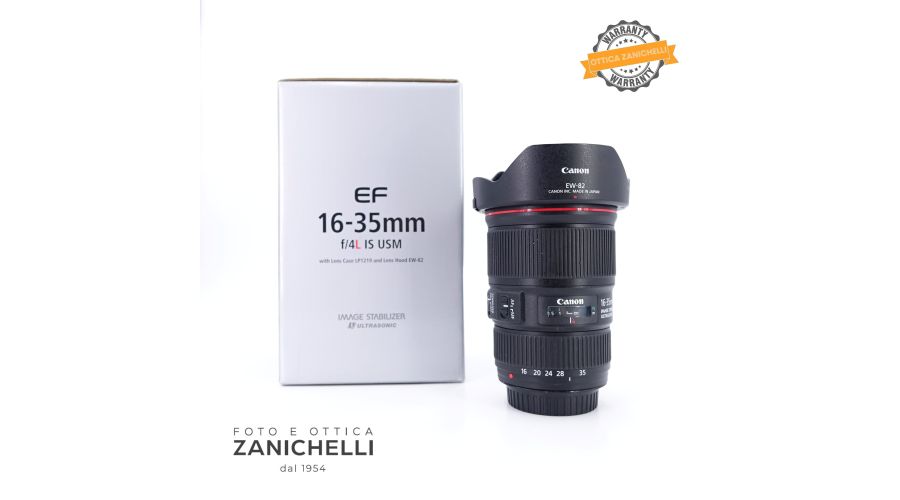 Canon EF 16-35mm f/4 L IS USM Usato 