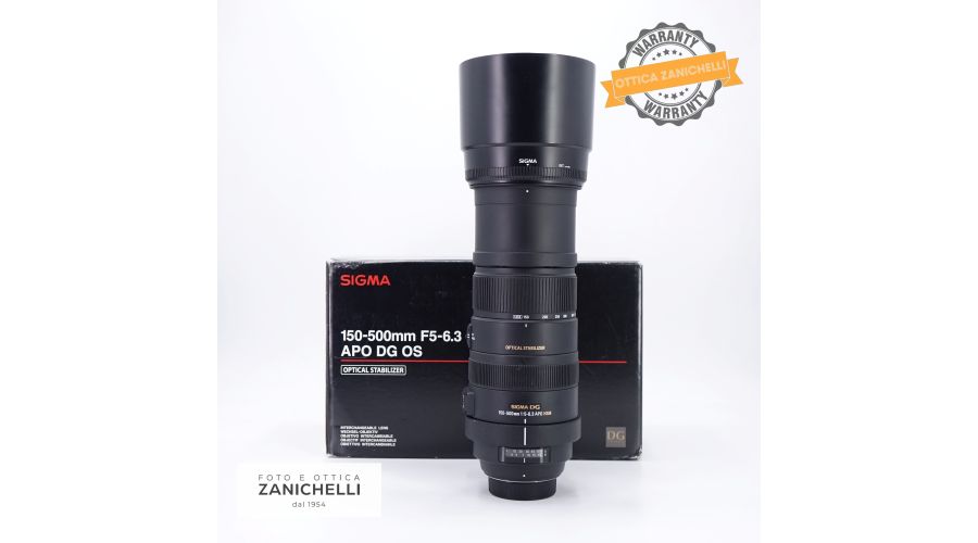 Sigma 150-500mm f/5-6.3 APO DG OS HSM 