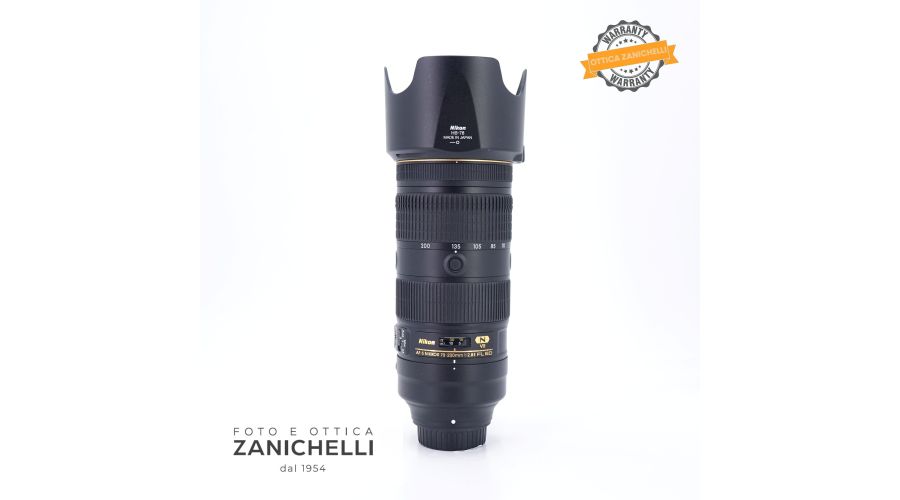 Nikon AF-S 70-200mm f/2.8 E FL ED VR Usato 