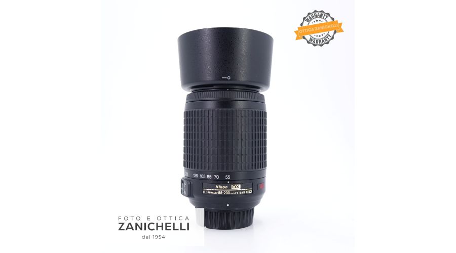 Nikon AF-S 55-200mm f/4-5.6 G ED DX Usato 