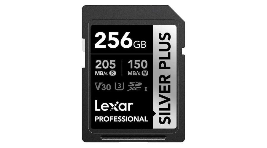 Lexar Silver Plus SD da 256GB fino a 205 MB/s V30