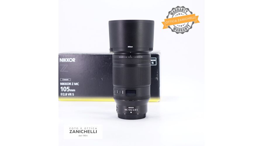 Nikon Z 105mm MC f/2.8 VR S Usato 