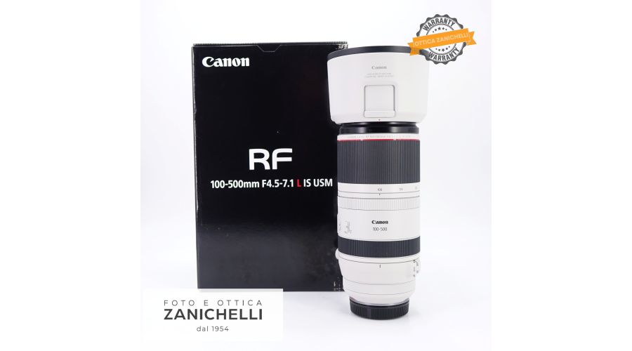 Canon RF 100-500mm F/4.5-7.1 L IS USM Usato 