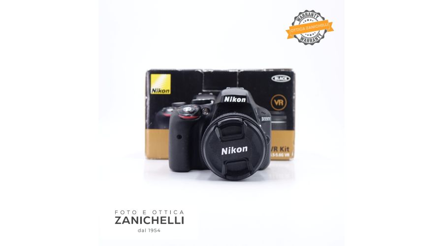 Nikon D3300+18-55mm f/3.5-5.6 G VR 51610 Scatti Usato 