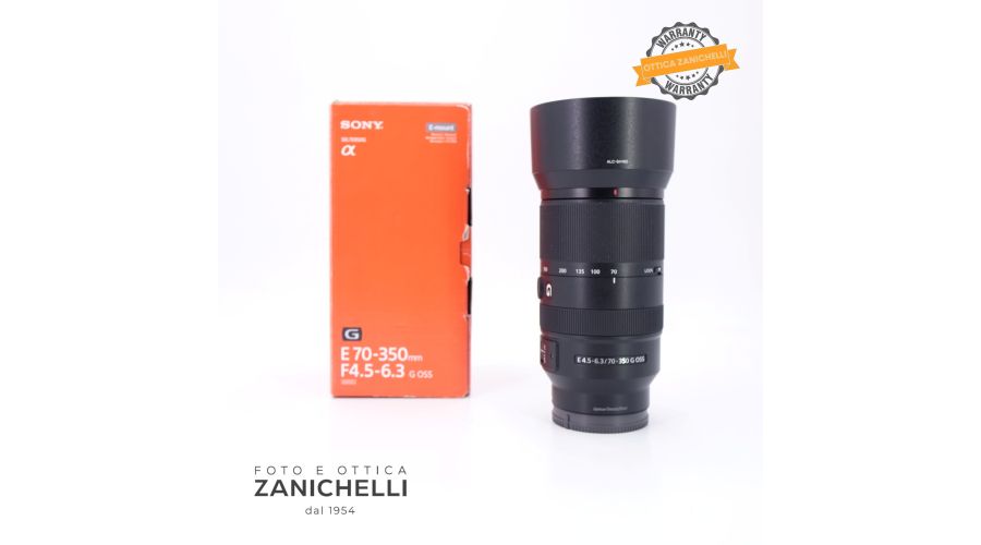 Sony E 70-350mm f/4.5-6.3 G OSS Usato 