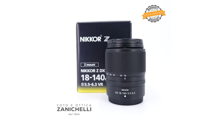 Nikon Z DX 18-140mm f/3.5-6.3 VR Usato 