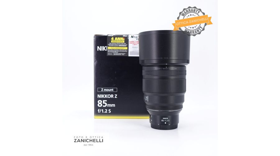 Nikon Z 85mm f/1.2 S Nital Usato 