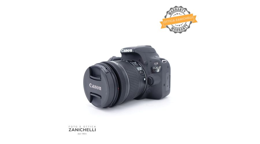Canon EOS 200D + 18-55mm IS STM 7090 Scatti Usato - foto 3