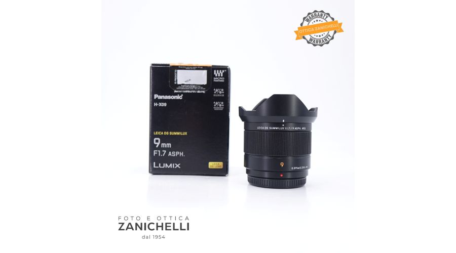Panasonic Leica DG Summilux 9mm f/1.7 ASPH Usato 