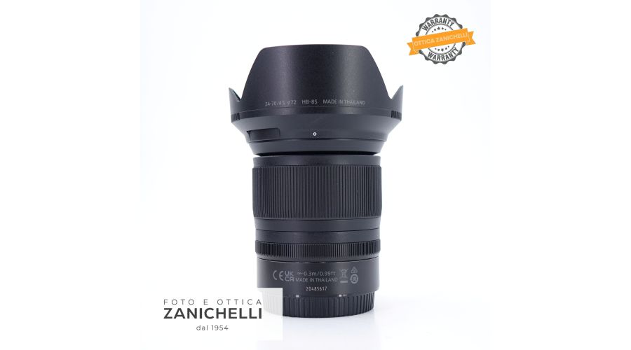 Nikon Nikkor Z 24-70mm f/4 S Usato - foto 2
