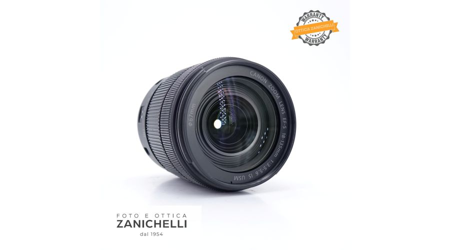 Canon EF-S 18-135mm f/3.5-5.6 IS USM Usato - foto 3