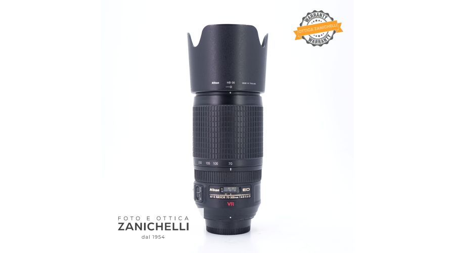 Nikon AF-S 70-300mm f/4.5-5.6 G ED VR Usato 