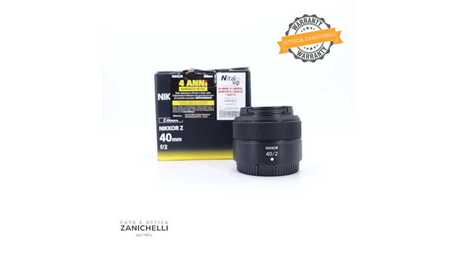 Nikon Nikkor Z 40mm f/2 NITAL Usato 