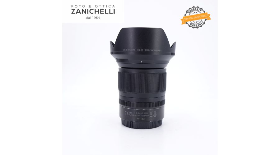 Nikon Nikkor Z 24-70mm f/4 S Usato - foto 2
