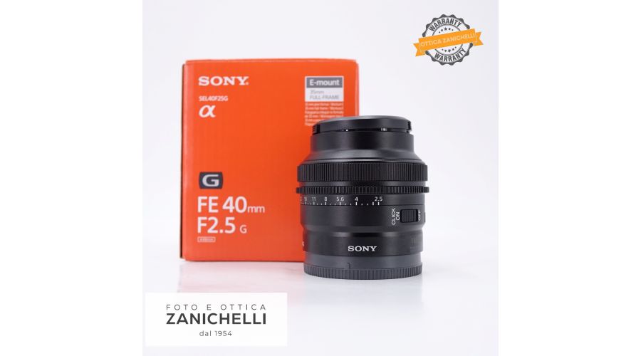 Sony FE 40mm f/2.5 G Usato 