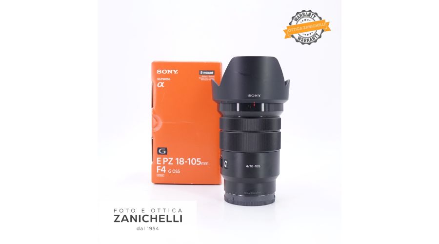 Sony E PZ 18-105mm f/4 G OSS Usato 