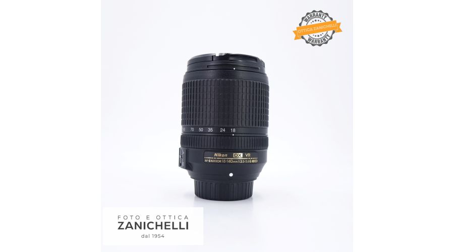 Nikon AF-S 18-140mm f/3.5-5.6 G ED VR Usato 
