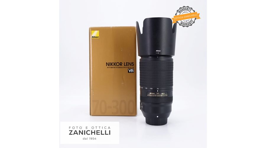 Nikon AF-P 70-300mm f/4.5-5.6 E ED VR Usato 