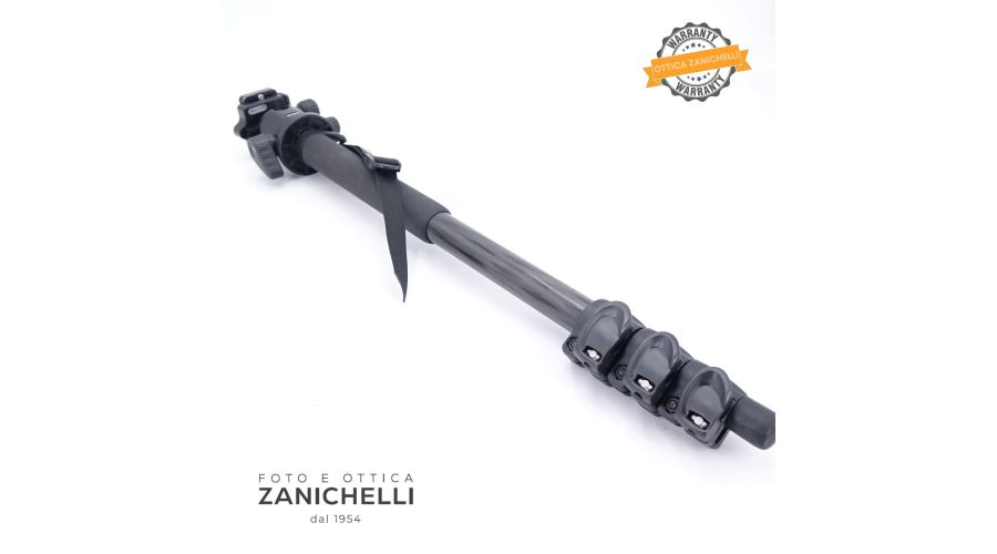 MANFROTTO Monopiede Carbon + Testa Benro N-1 Usato 